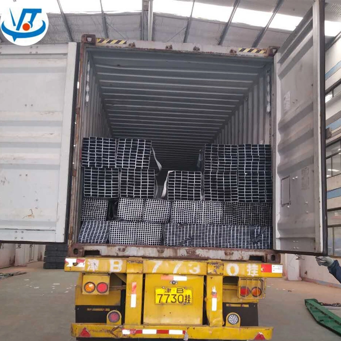 Q235 Q345 Ss400 Grade ERW Black Low Carbon Square Steel Pipe