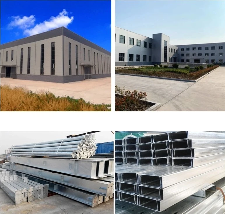 Manufacture Workshop Metal Building Prefabricated Steel Metal Frame Structure Construction