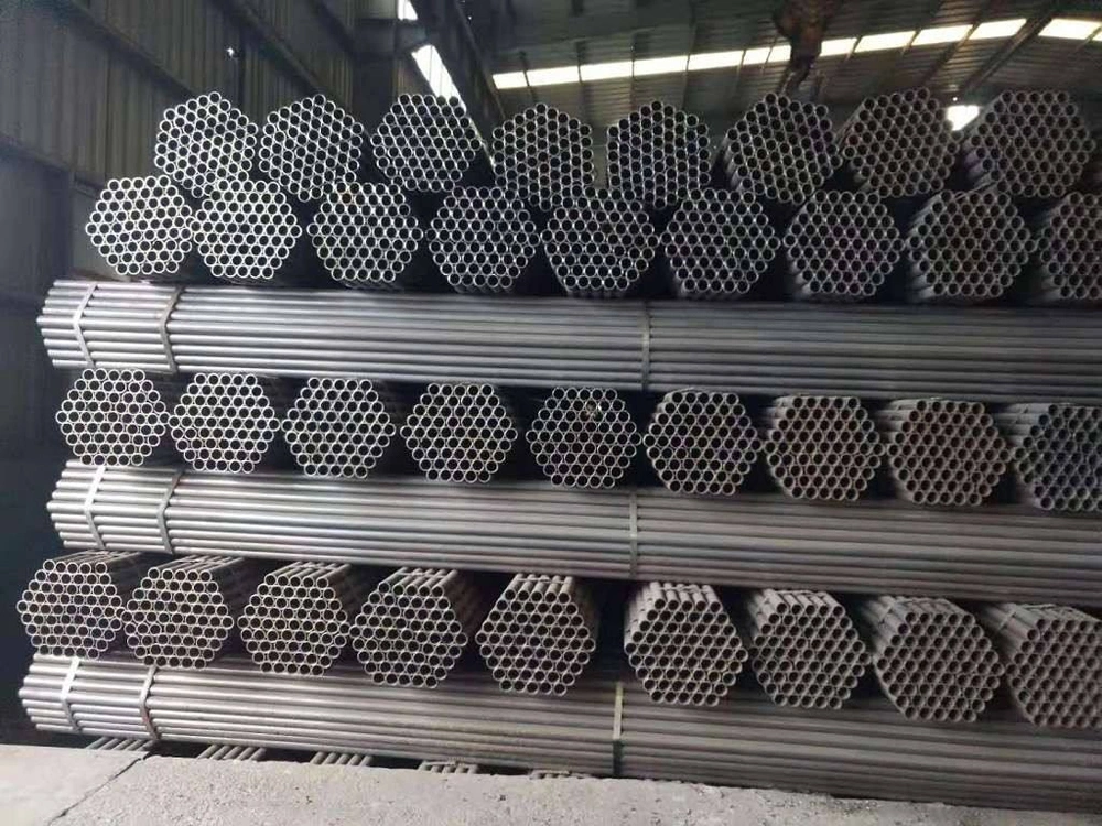 High Quality ERW Steel Tube Manufacturer Structural Black Round Steel Pipe