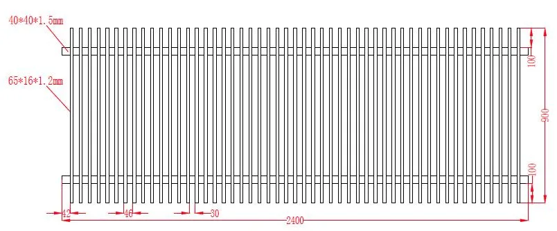 Square Pipe Wrought Iron Fence Aluminum Pool Fence