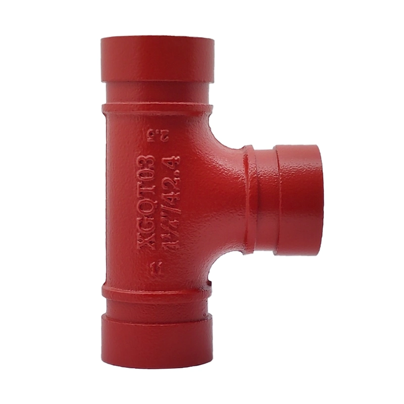 Grooved Pipe Fittings Couplings Tee FM, UL Fire Protection