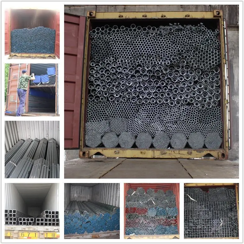 Q235 Shs Tube, Rhs Pipe, Iron Steel Square Tube, ASTM A544 Black Square Hollow Pipe