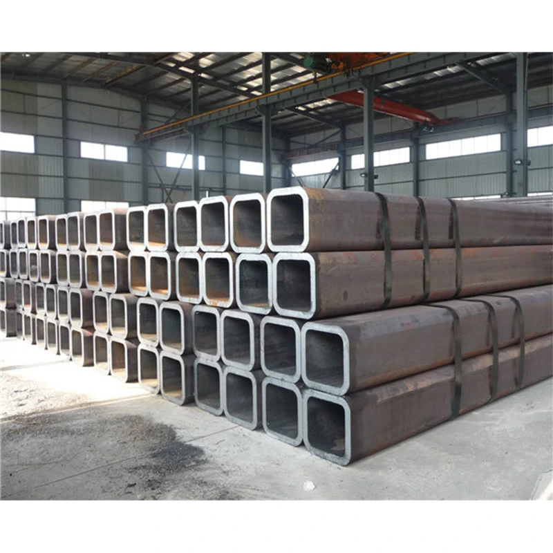 China Supply Carbon Welded Black Structural Prices ERW Steel Pipe Mild Square Tube