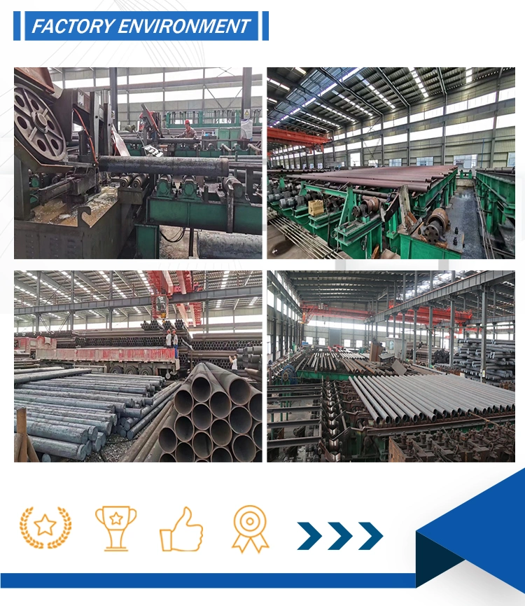 Large Diameter Ms ERW Hollow Gi Hot DIP EMT Welded Square Round Iron Carbon Galvanized Steel Pipe/Tube