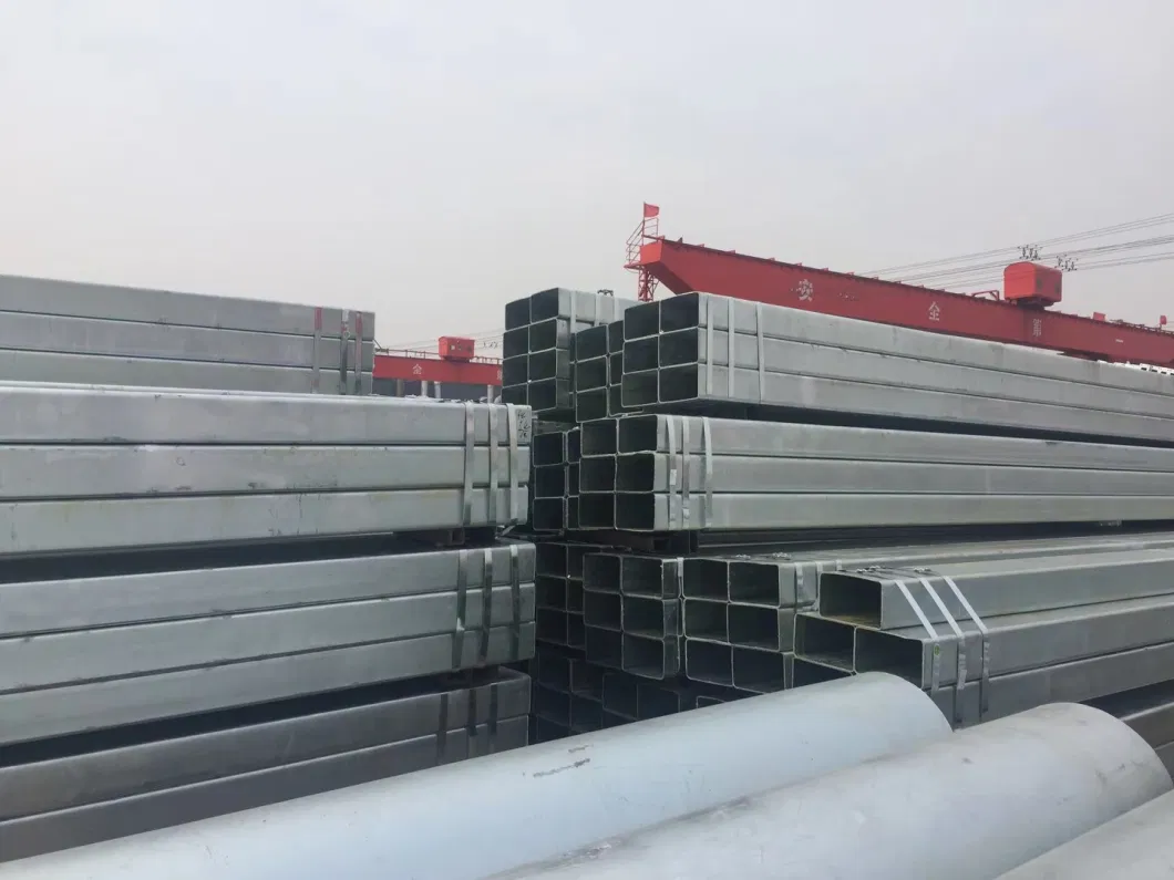 Rectangle/Square Gr. B ASTM A53 Hot Galvanized Steel Pipe