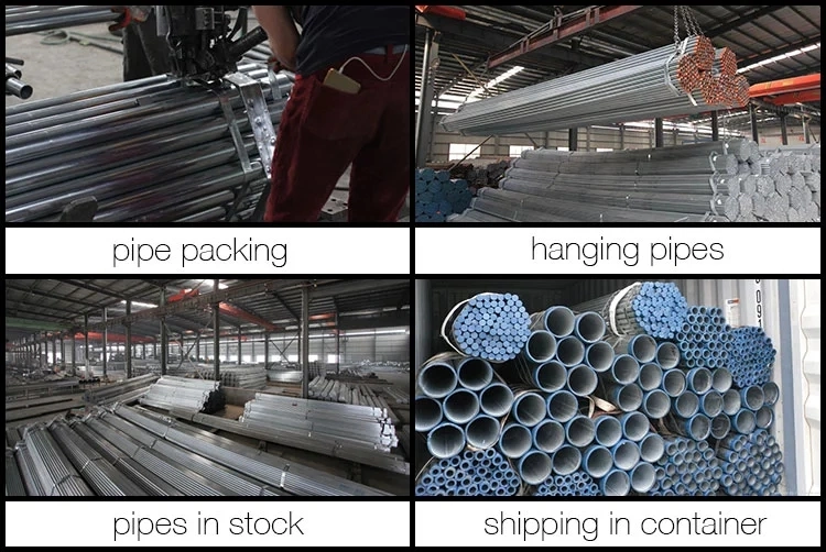 Hot Dipped Galvanized Square Carbon Steel Pipe for Construction and Structural Tubes Factory Price