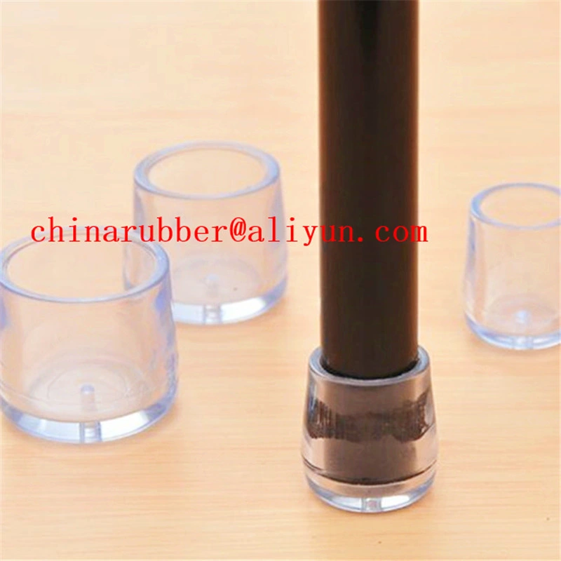 Customized Black PP Plastic End Cover Foot Stopper Feet for Tubular Feet Table &amp; Chairs Leg