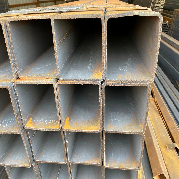 Section 40X40 mm 60X60 Straight Seam Carbon Welded Hot Rolled Square Steel Pipe Q355b Hollow Section Tube Rectangular Steel Tube Prices