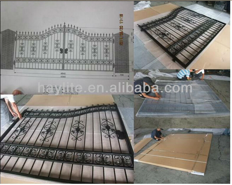 Swing Tubular Wrought Iron Gate