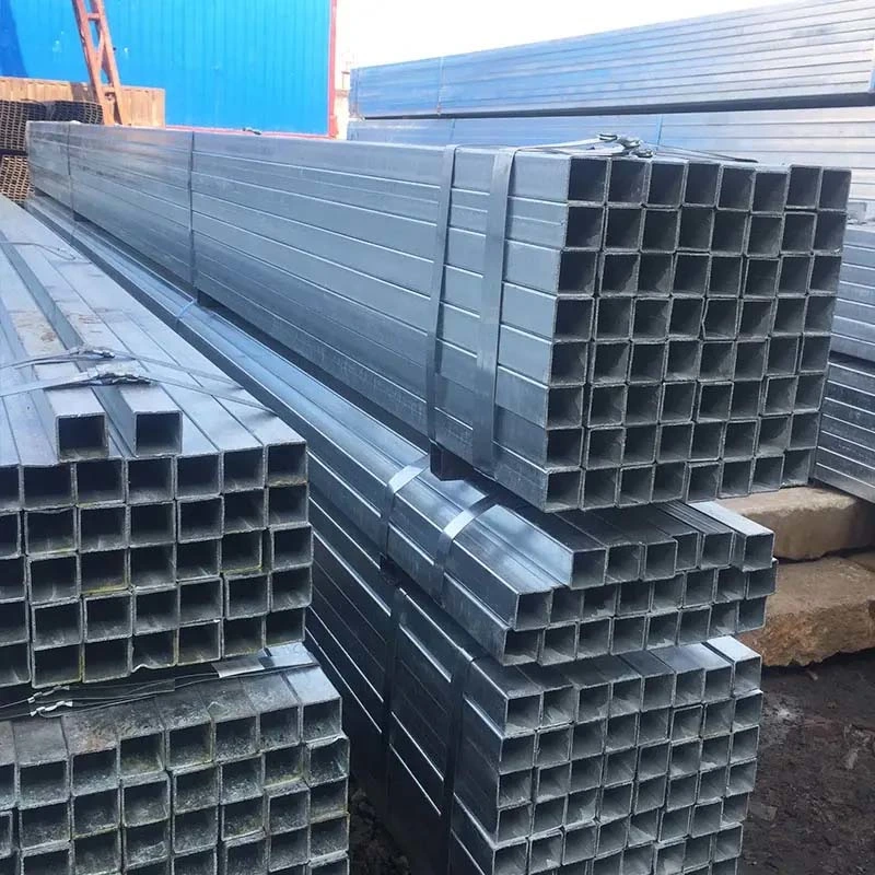 Cuadrado 100X100X3 Perfil Tubular Cuadrado Rectangular Tubo Pipe De Acero ASTM A53 ASTM A36 Galvanized Steel Square Pipe Price