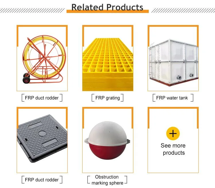 Pultruded Fiberglass Hollow Tubes FRP Composite Plastic Square Rectangular Round Tube