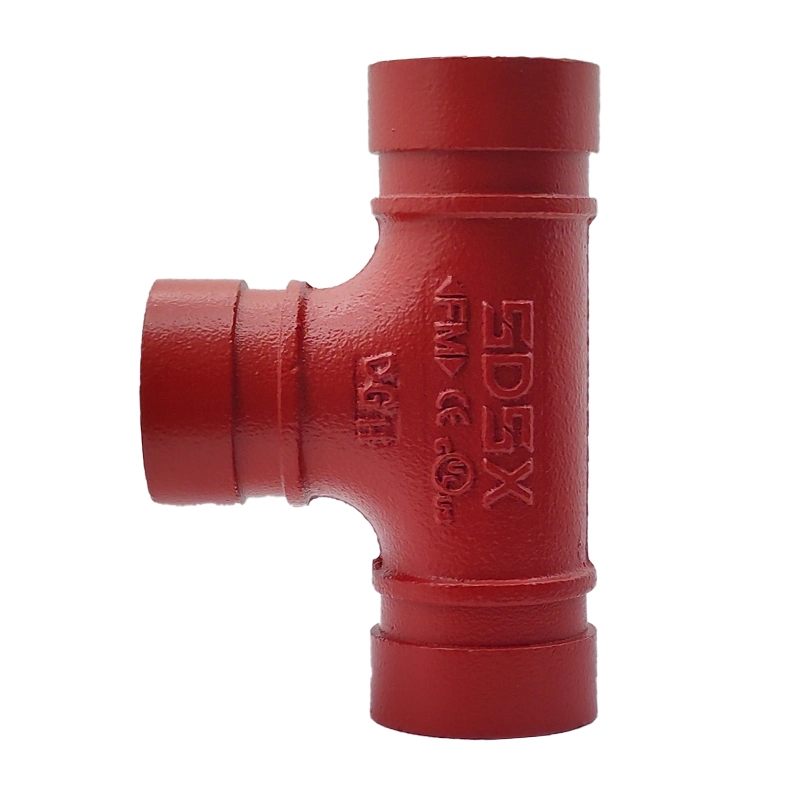 Grooved Pipe Fittings Couplings Tee FM, UL Fire Protection