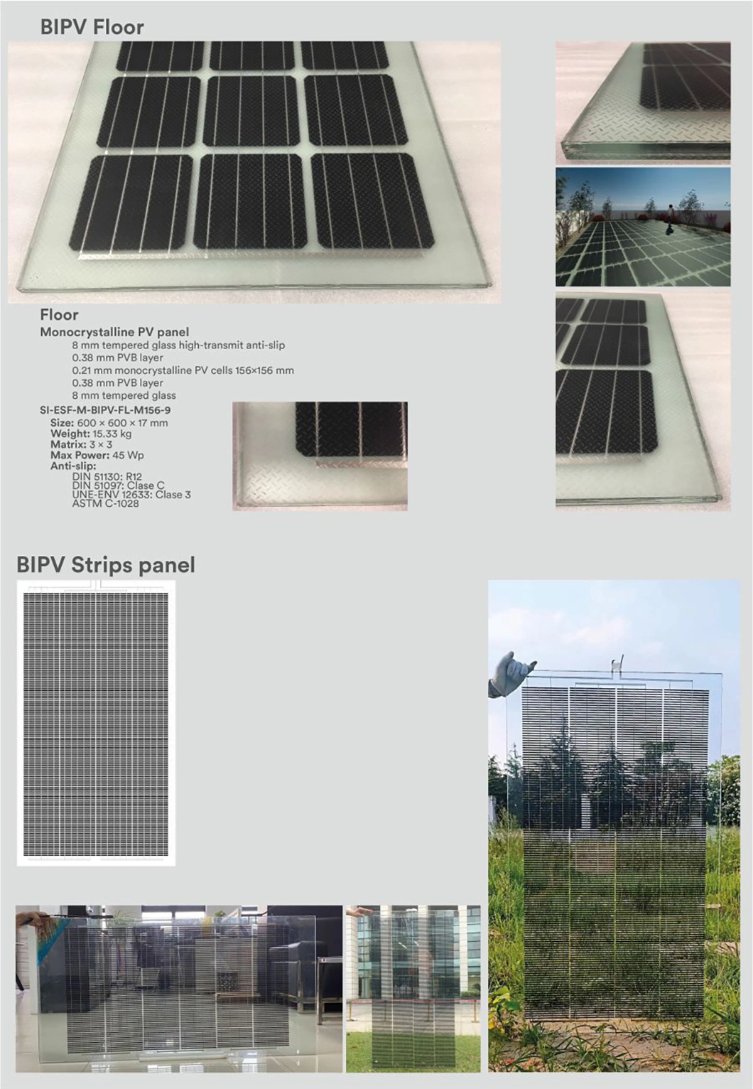 Sales China Wholesale Self Adhesive Semi Transparent Solar PV Panel Carport Cost BIPV