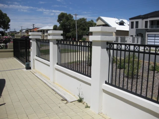 Square Pipe Wrought Iron Fence Aluminum Pool Fence