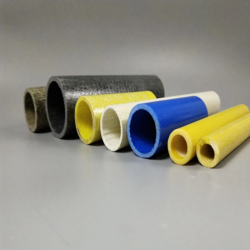 High Strength Structural Pultruded Profile GRP Fiberglass Purlin FRP Composite Plastic Square Tube