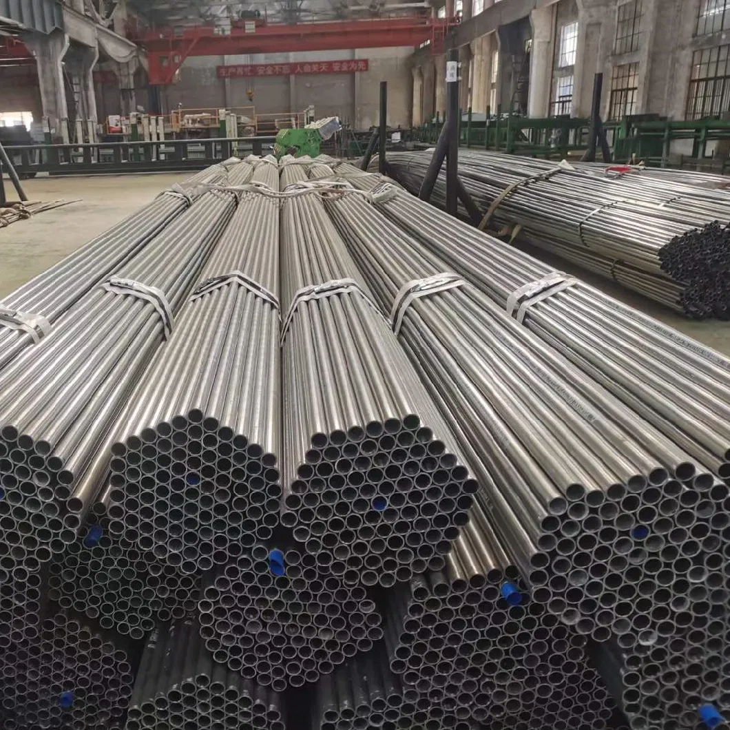 Round Stainless Steel Pipe ASTM A270 A554 SS304 316L 316 310S 440 1.4301 321 904L 201 Square Pipe Inox Ss Seamless Tube