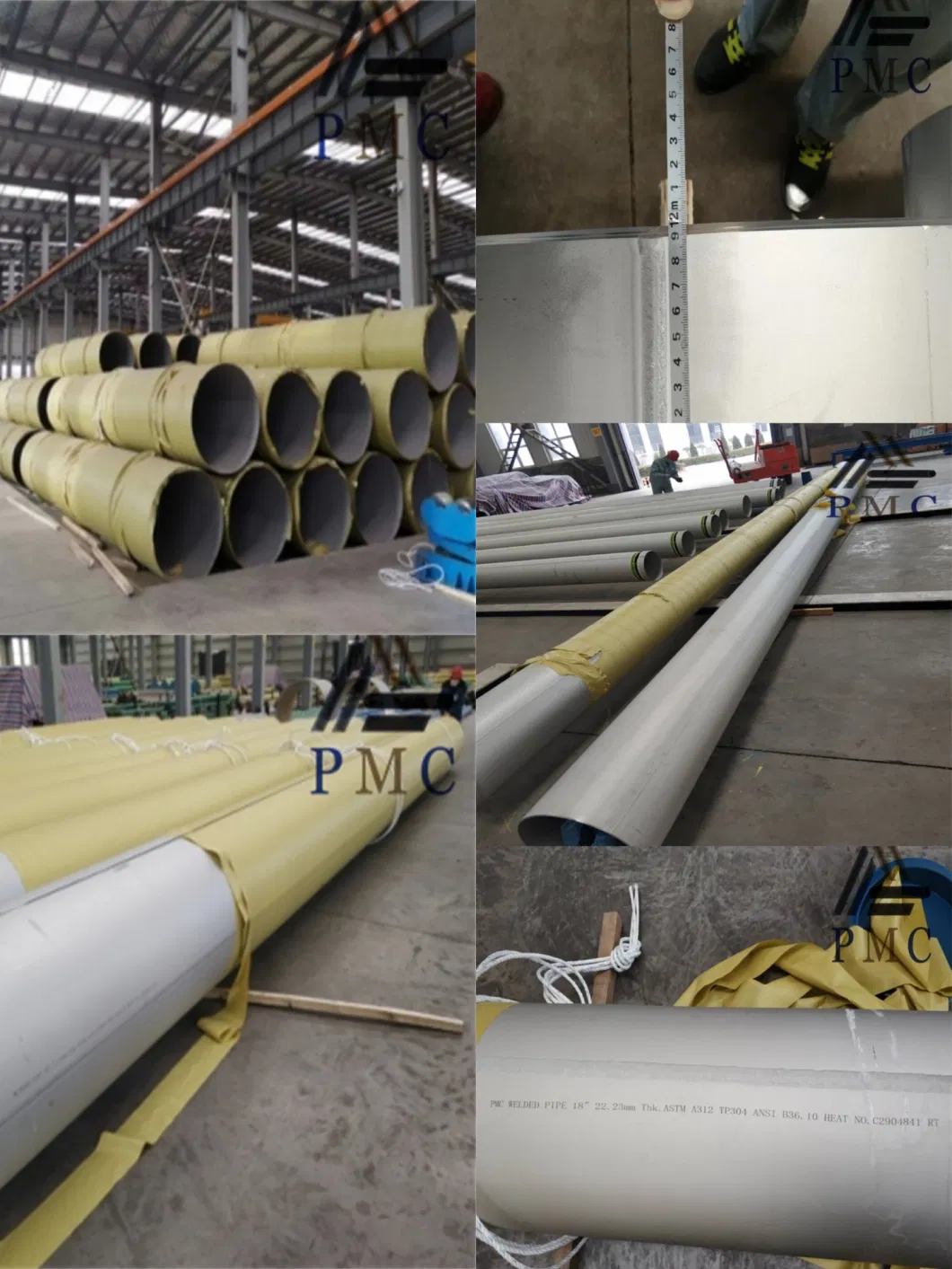 Manufacturer Price 201 202 304 304L 304h 316 316L 316h 431 AISI 316L 2 8 12 Inch Ss Round Metal Welded Seamless Tube Stainless Steel Pipe
