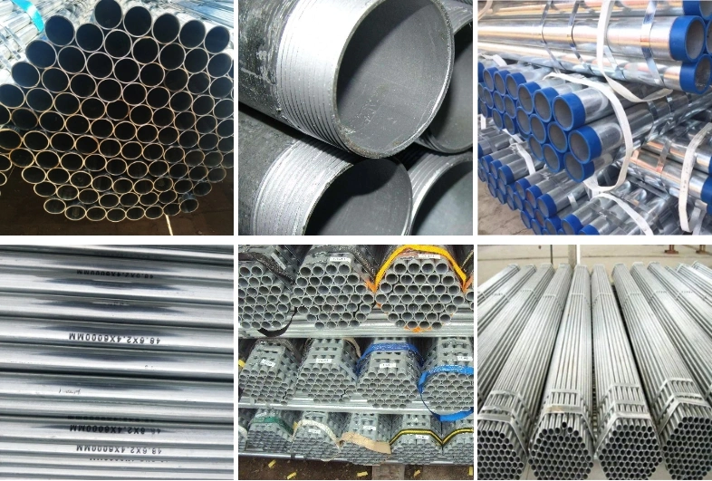 High Quality Rustproof Corrugated Square Tubing Galvanized Steel Pipe Iron Rectangular Tube Pipe Price for Carports