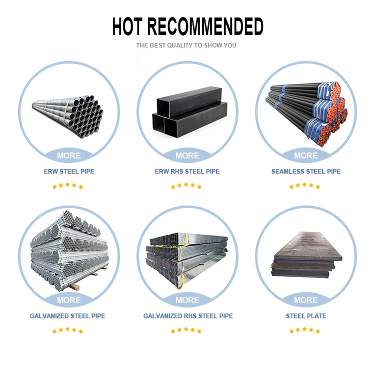 Zinc Coated Hot Dipped Fence Metal Posts Galvanized Steel Scaffolding Pipe Galvanized Round Square Rectangular Pipes