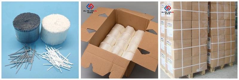 Manufacture Mortar Concrete 40mm 48mm 54mm Chopped Fiber Concrete Fiber Reinforcement