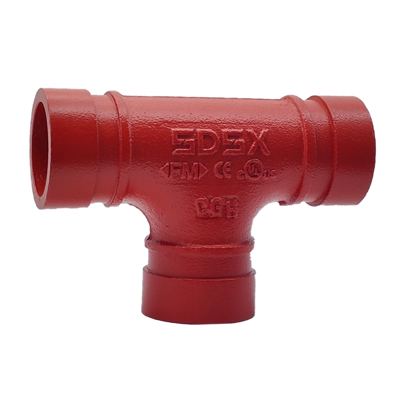 Grooved Pipe Fittings Couplings Tee FM, UL Fire Protection