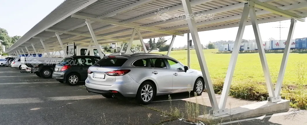 Carport Solar Carports Mit Photovoltaik Car Park Canopies