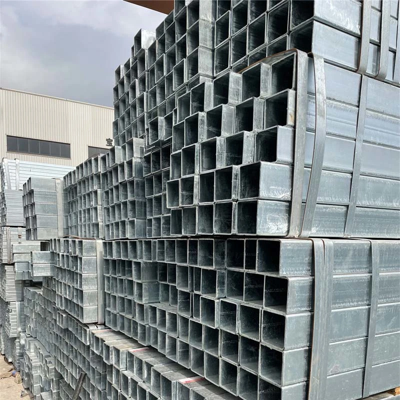 Cuadrado 100X100X3 Perfil Tubular Cuadrado Rectangular Tubo Pipe De Acero ASTM A53 ASTM A36 Galvanized Steel Square Pipe Price