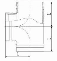 Grooved Pipe Fittings Couplings Tee FM, UL Fire Protection