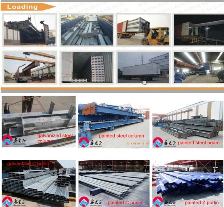 Manufacture Workshop Metal Building Prefabricated Steel Metal Frame Structure Construction