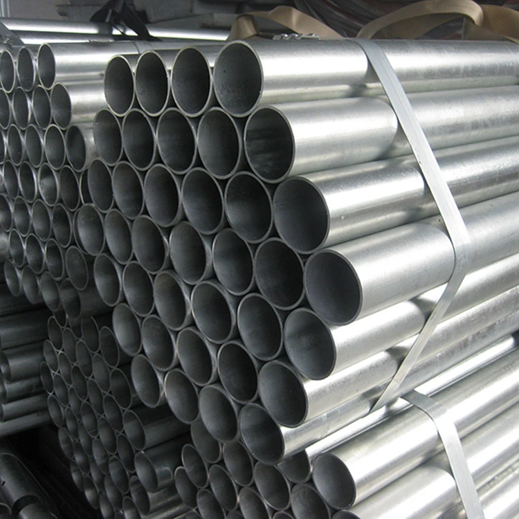 Factory Wholesale Hot Dipped Galvanized Steel Pipe 2&quot; Sch 40 (2.375 OD X. 154 wall) ASTM A53, A500b, G90 Galvanized Steel 6 Inch Pipe