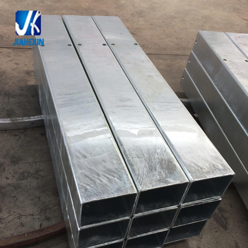 Galvanized Steel Bending Square Tube with Punching Holes