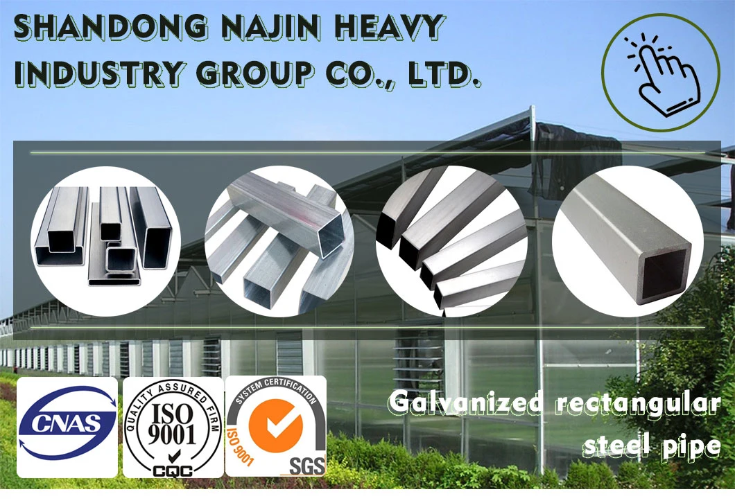 Factory Price Hot DIP Square Perforated Steel Pipe Manufacturer Gi 2.5 Inch Pipe Galvanized for Construction