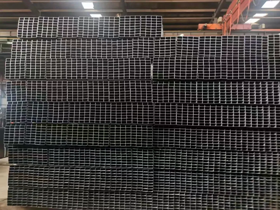 Structural Steel Pipe Black Square and Rectangular Hollow Section Tube