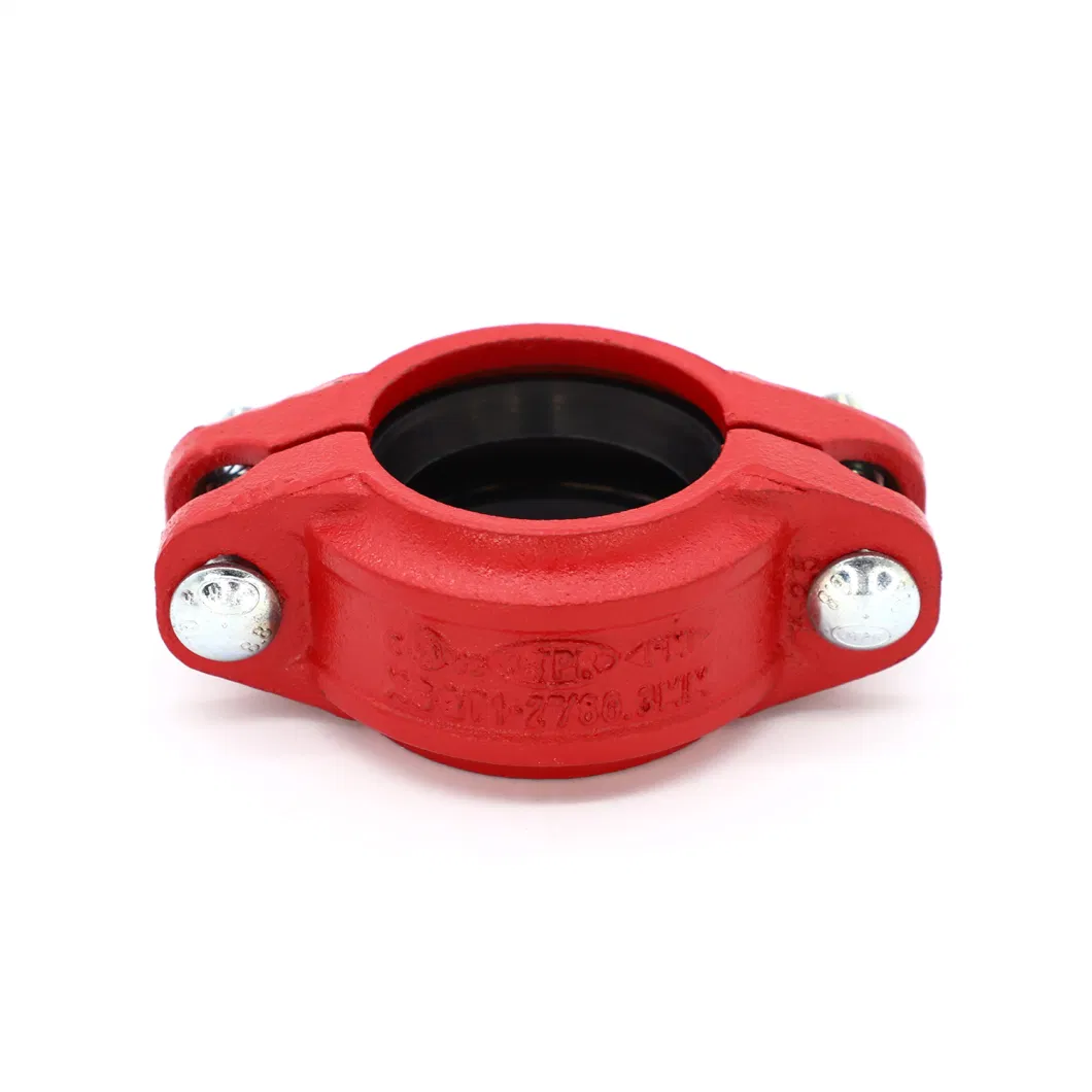 Grooved Tee Elbow Rigid Flexible Coupling Fire Fighting Grooved Pipe Fitting