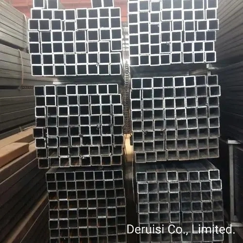 Square Rectangular Welded Carbon Steel Pipe Tube ERW SSAW LSAW ASTM A53/API 5L Gr. B Sch40 Sch80