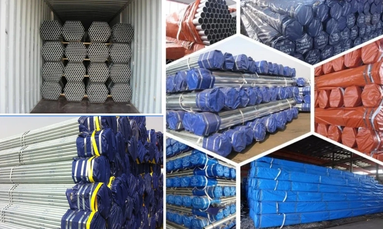 High Quality Rustproof Corrugated Square Tubing Galvanized Steel Pipe Iron Rectangular Tube Pipe Price for Carports