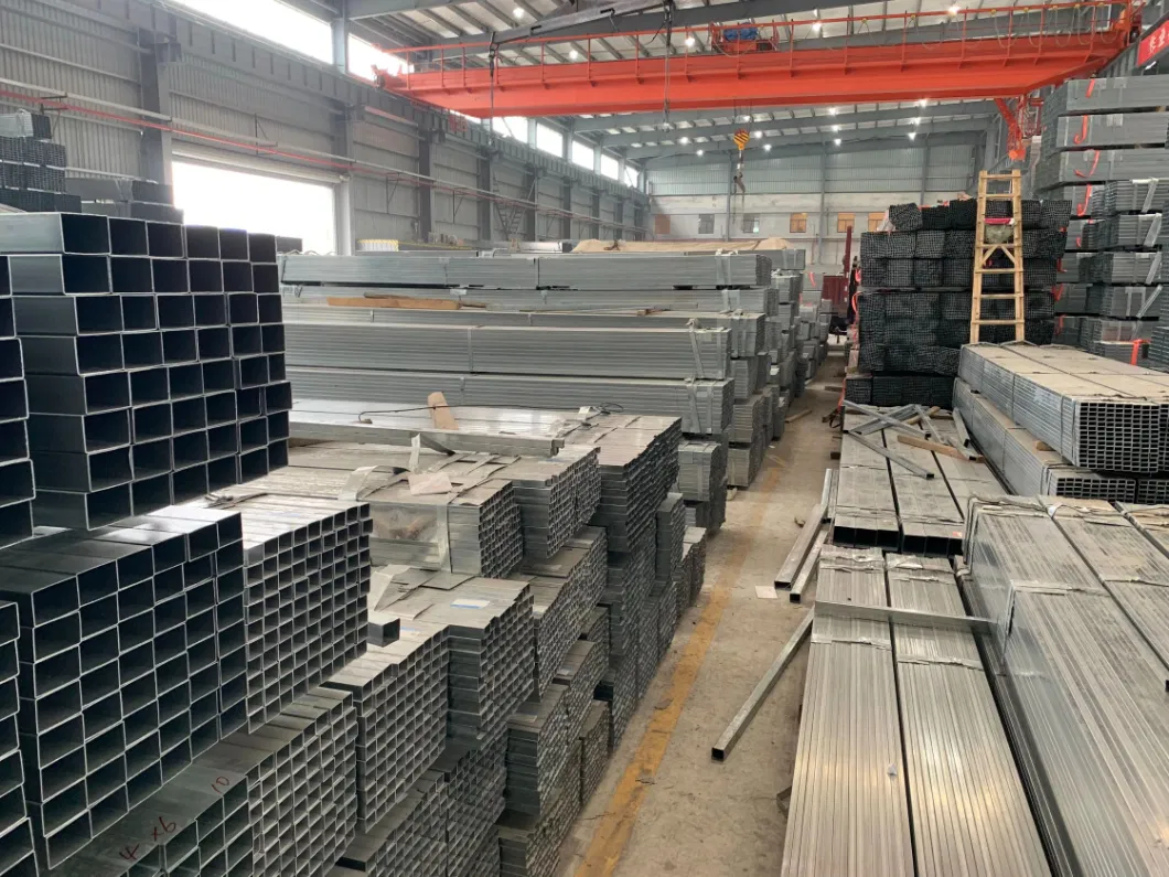 Square Tube Steel Galvanized Perforated 1X1 Square Pipe Steel Tubing Seamless Galvanized Steel Pipe