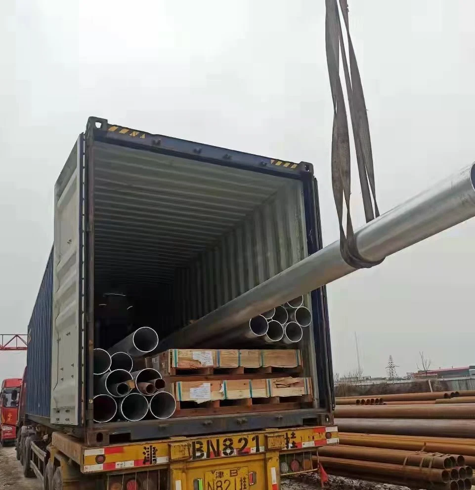 A36 Q235B Ms ERW Hollow Section Square Rectangle Round Pipe Hollow Iron Pipe Welded Black