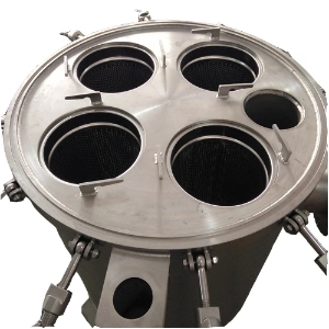 Liquid/Oil/Wine/Beer/Honey/Syrup/Paint Filtration Machine Stainless Steel 304 Multi Bag Filter Housing