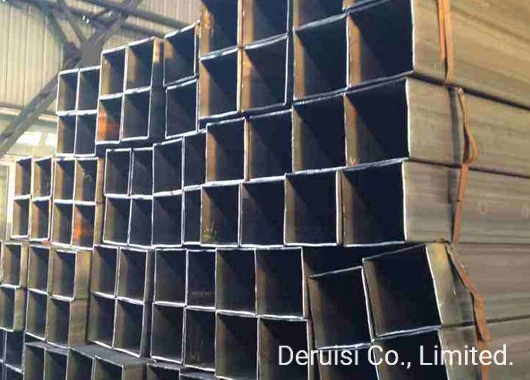 Square Rectangular Welded Carbon Steel Pipe Tube ERW SSAW LSAW ASTM A53/API 5L Gr. B Sch40 Sch80