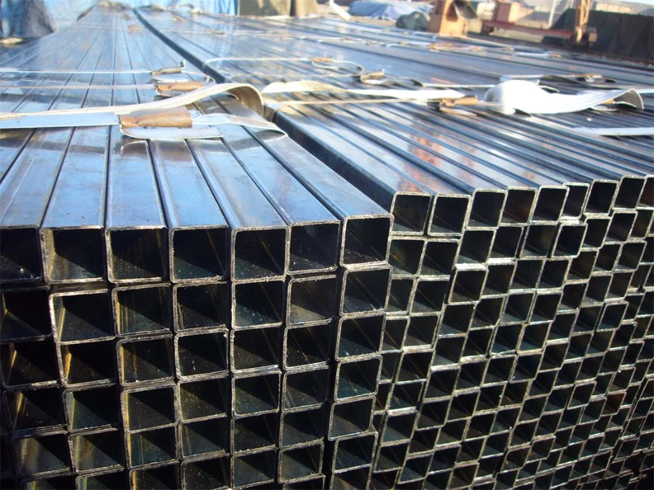 China Manufacturer Q195 ASTM A500 Dark Square/Rectangular Black Cold Rolled Welded Hollow Section Pipe