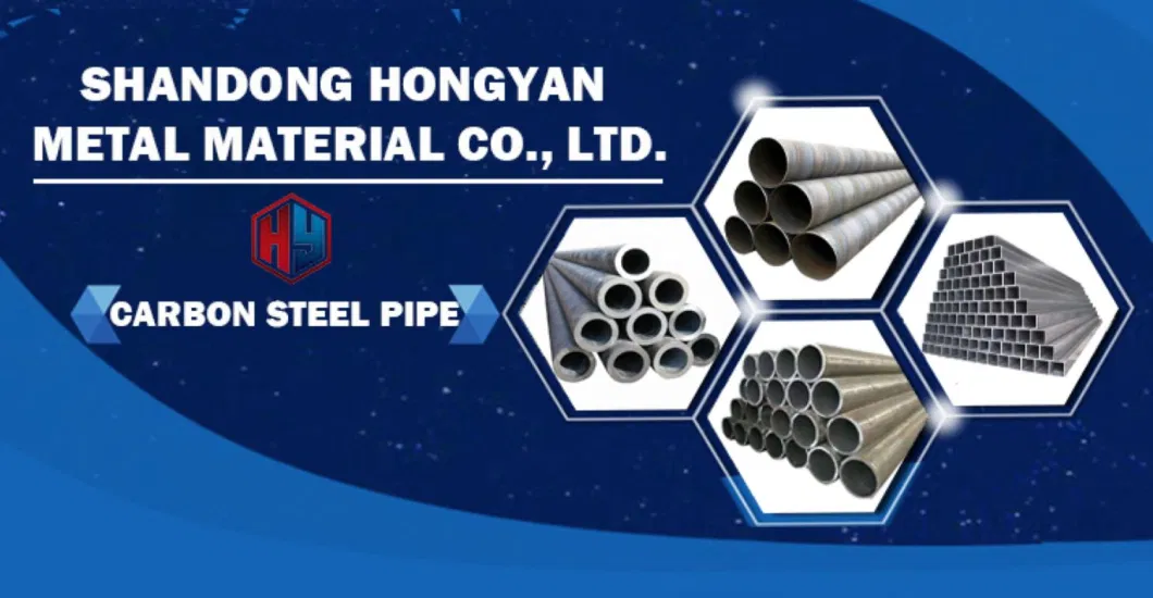Ms ERW Hollow Section Square Rectangle Tube Hollow Iron Pipe Welded Black Steel Pipe