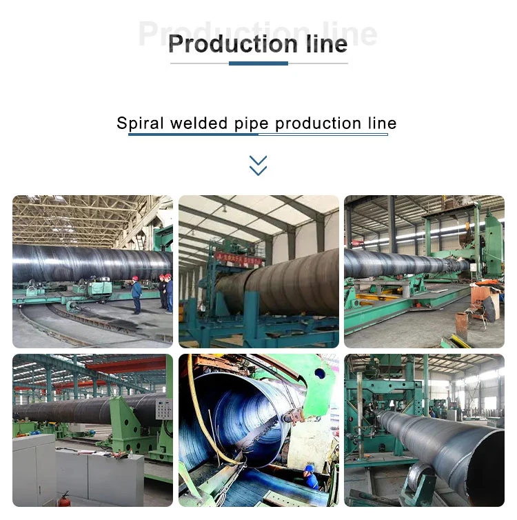 Spiral Welded Pipe/Structure, Electric Power Transmission Tower Projects, Piling, Water, Oil Pipeline/ Carbon Steel Tube/Natural Gas Transmission Steel Pipe