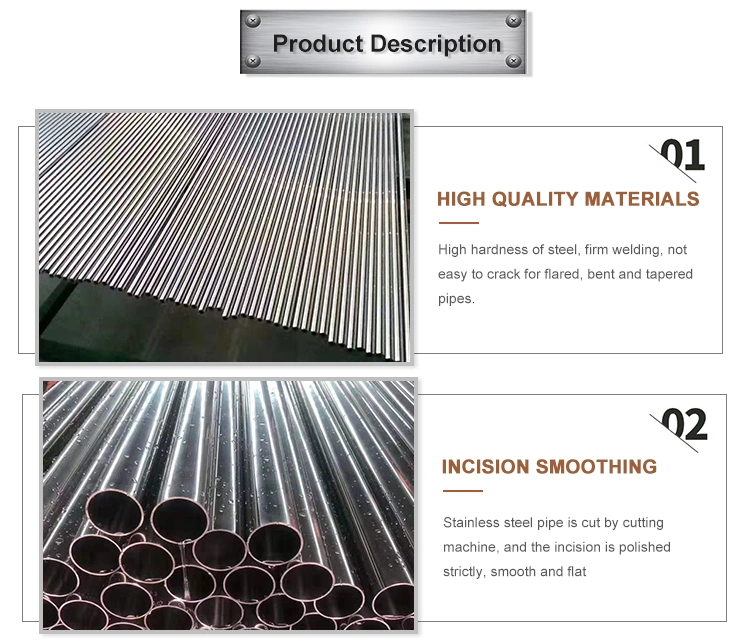 Manufacturer Price 201 202 304 304L 316 431 AISI 316L 2 8 12 Inch Ss Round Metal Carbon Galvanized Square Welded Seamless Stainless Steel Pipe
