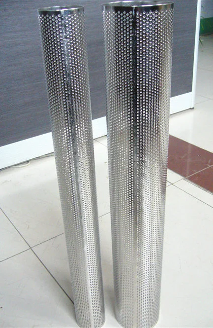 Stainless Steel Perforated Filter Metal Pipe/Tube for Water or Oil Treatment