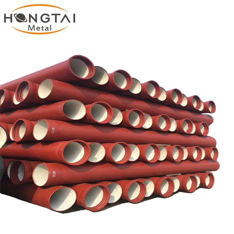 ISO 2531 K9 DN400 DN600 Factory Direct Sales Price Cement Lining Bitumen Coated Ductile Cast Iron Pipes