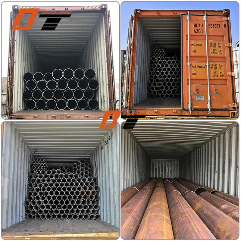 Ms Mild Steel Welded Square Rectangle 90*90mm Weight Chart ERW Welded Mild Steel Pipe and Tube Round Carbon Steel Pipe Pickled Steel Pipe