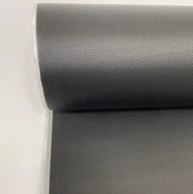 Neoprene / Acrylic Coated Fiberglass Cloth Roll Fire Blanket Roll Welding Blanket Roll