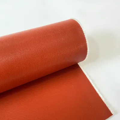 Good Chemical/Heat Resistant Silicone Rubber Coated Fiberglass Fabric Fireproof E-Glass/C-Glass Cloth