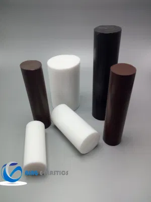  Plastic Teflon Solid Bar White/Black PTFE Rod